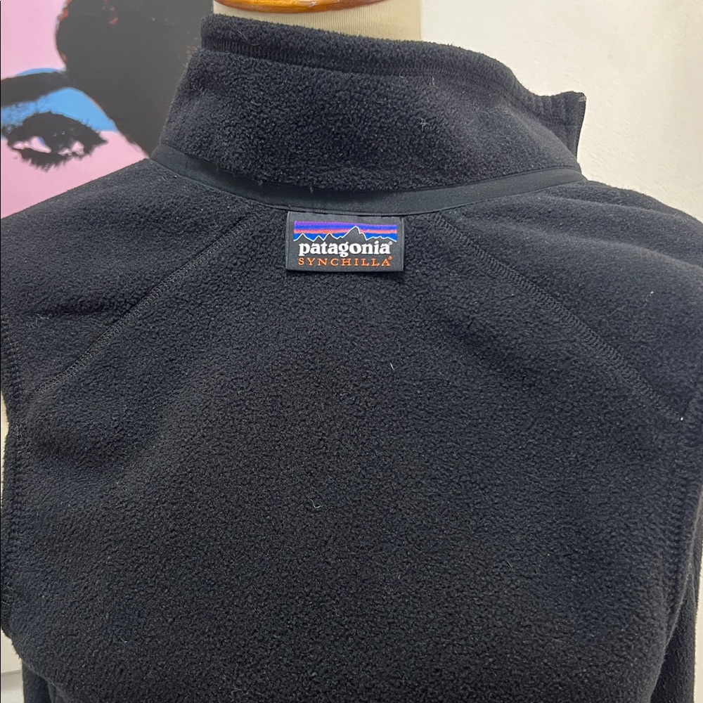 Black Patagonia Synchilla Vest - Picture 8 of 10